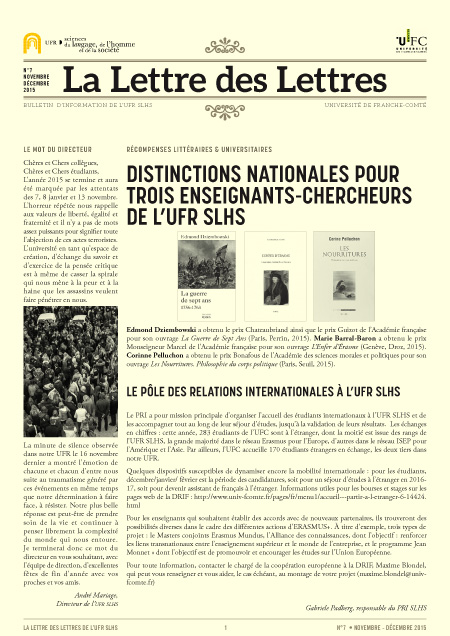 La Lettre des lettres n°6