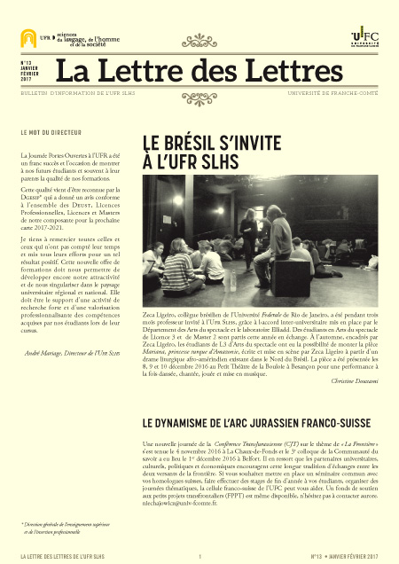 La Lettre des lettres n°13