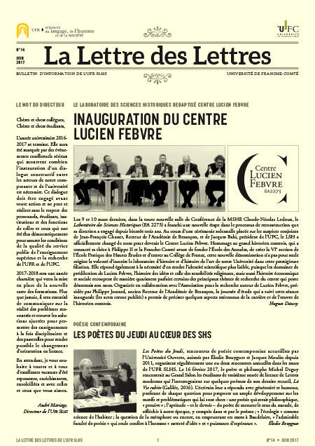 La Lettre des lettres n°14